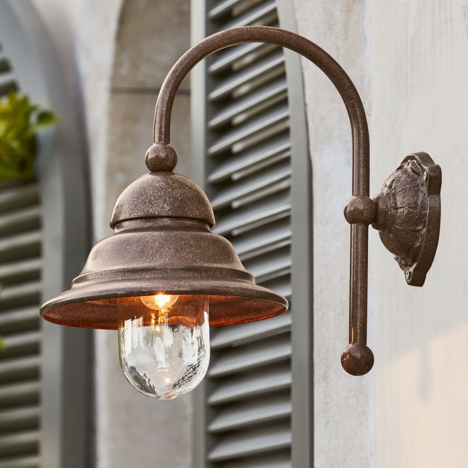 LOBERON Venkovní nástěnná lampa Keela
