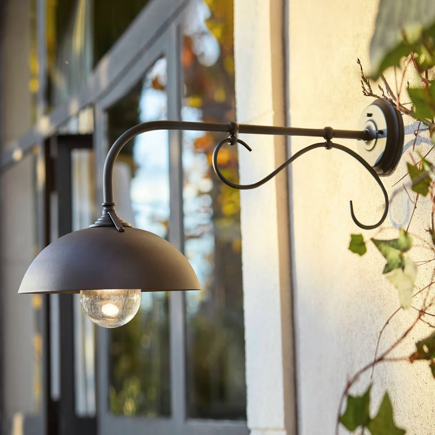 LOBERON Venkovní nástěnná lampa Lupia