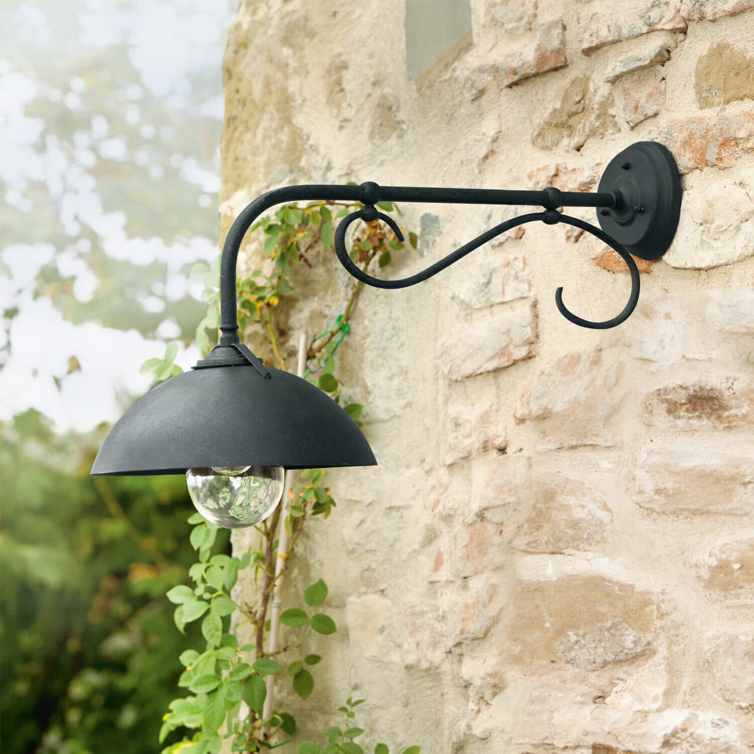 LOBERON Venkovní nástěnná lampa Lupia