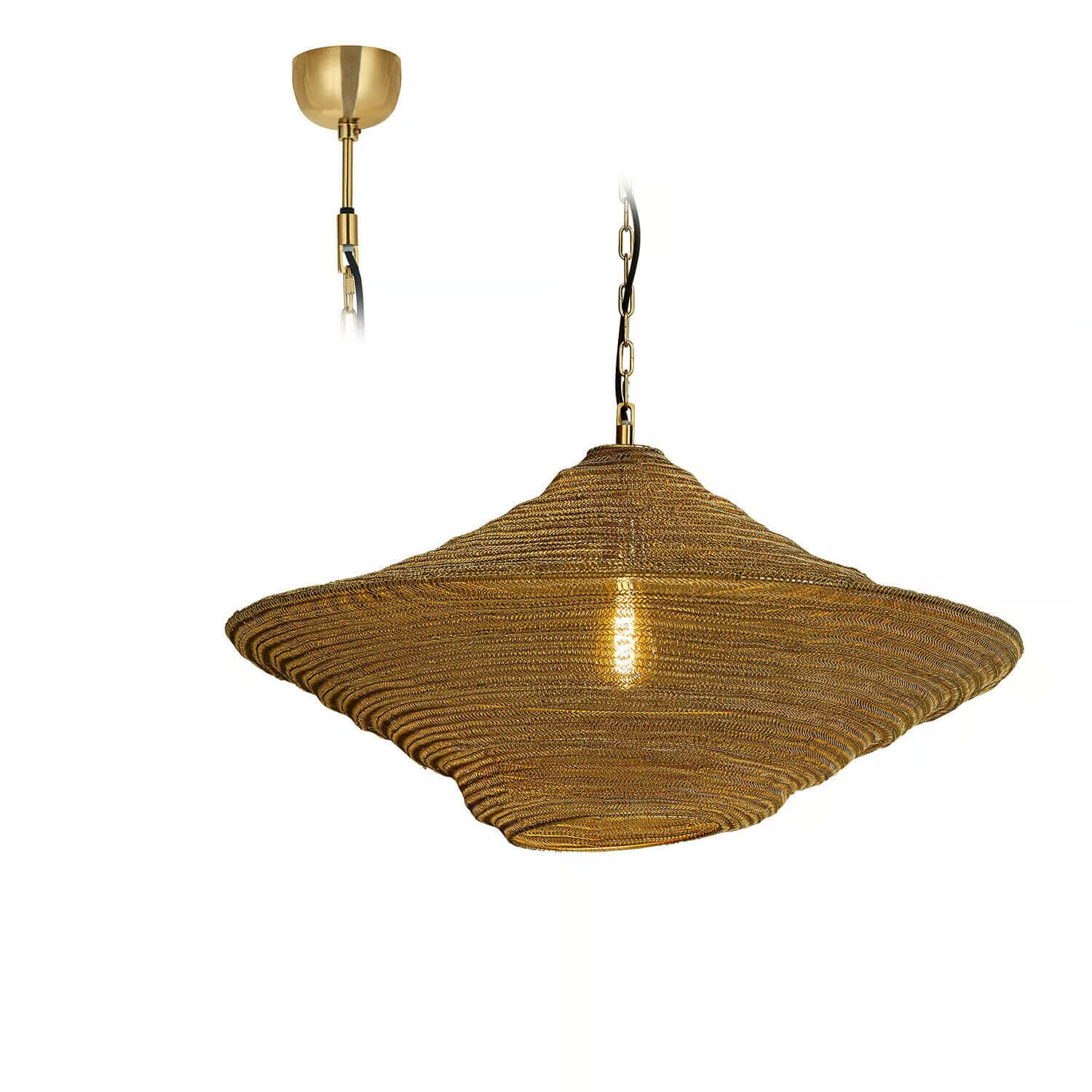 LOBERON Závěsná lampa Ferncroft