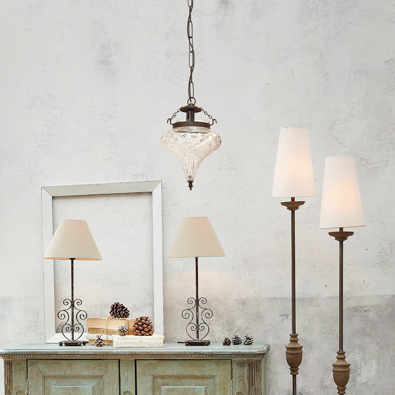 LOBERON Závěsná lampa Gaidouras