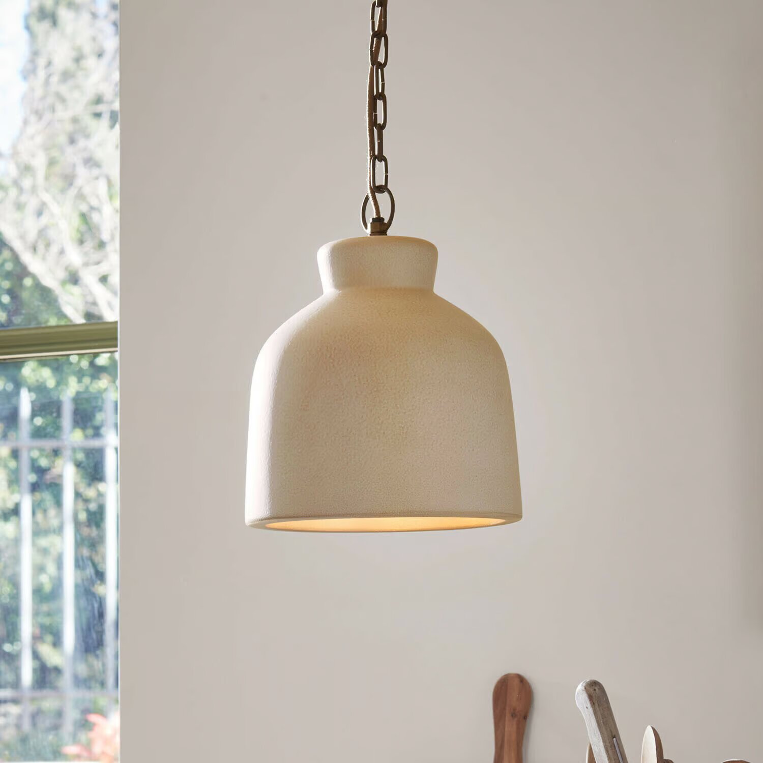 LOBERON Závěsná lampa Hélomiane