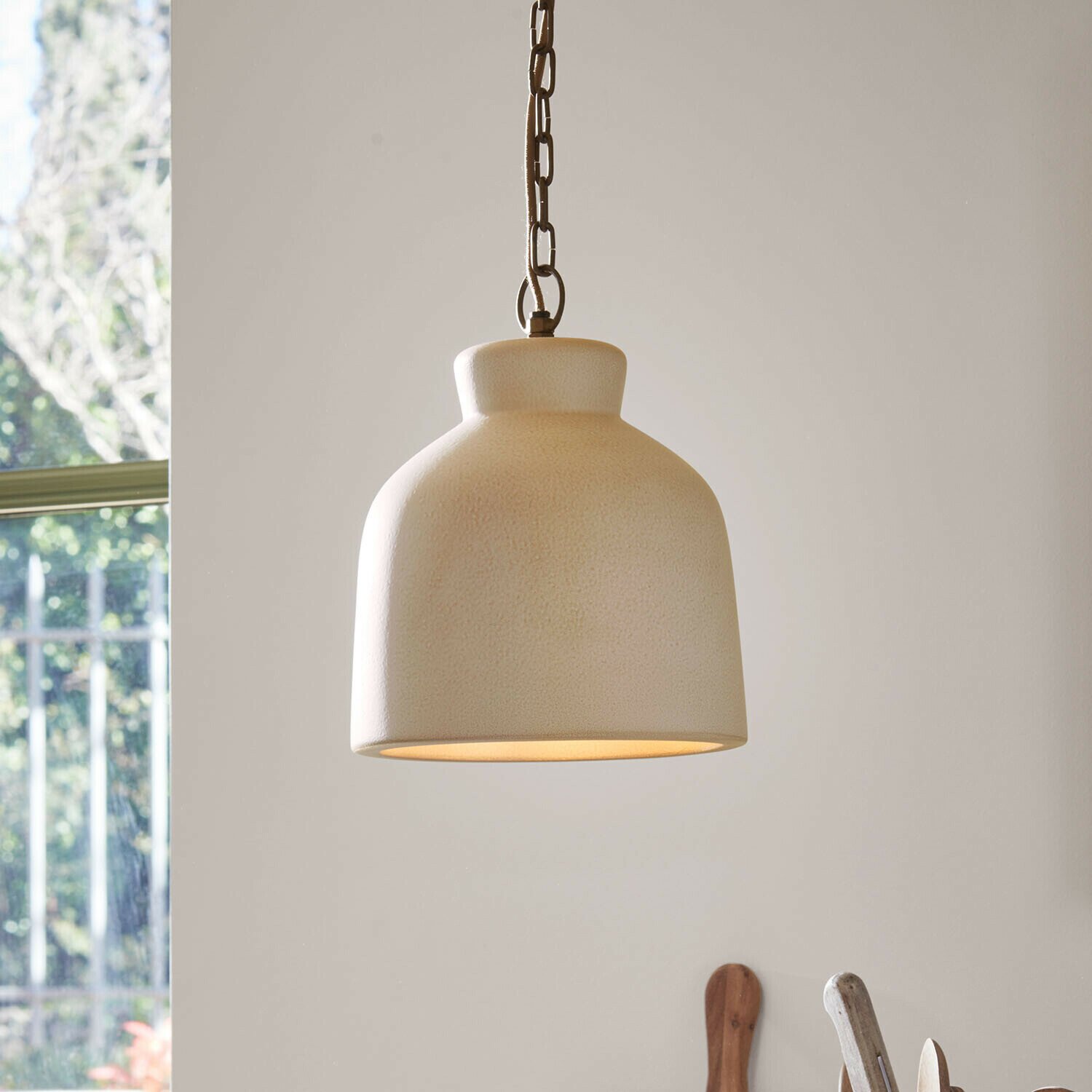 LOBERON Závěsná lampa Hélomiane