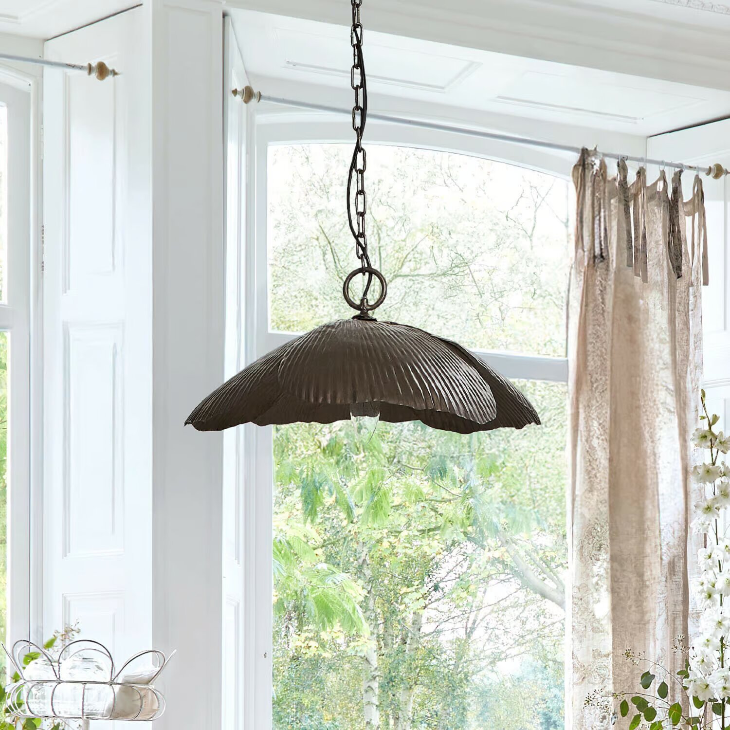 LOBERON Závěsná lampa Jardin Élance