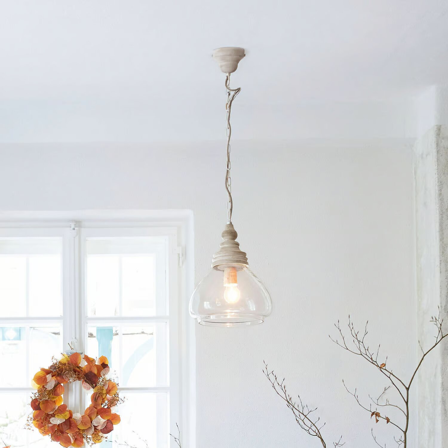 LOBERON Závěsná lampa Pallu