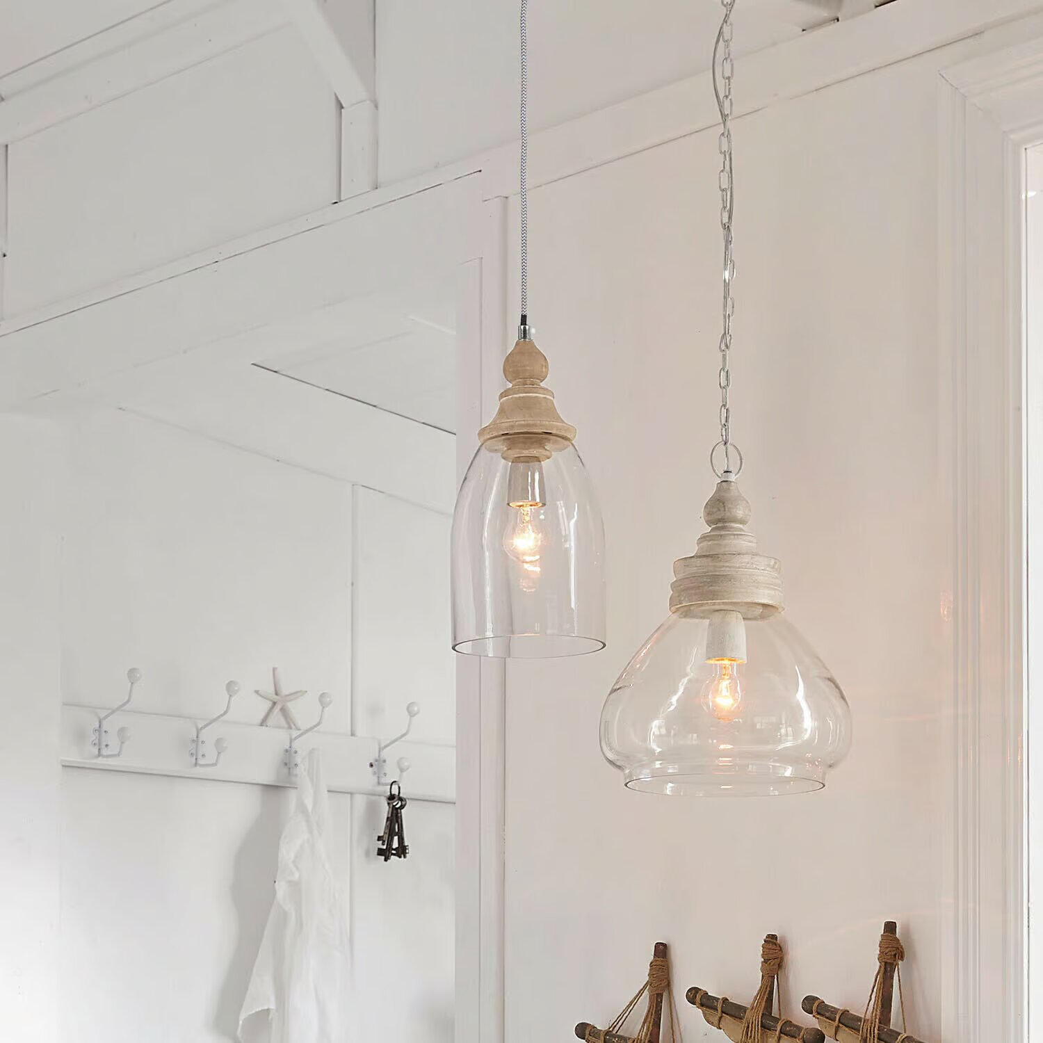 LOBERON Závěsná lampa Raina