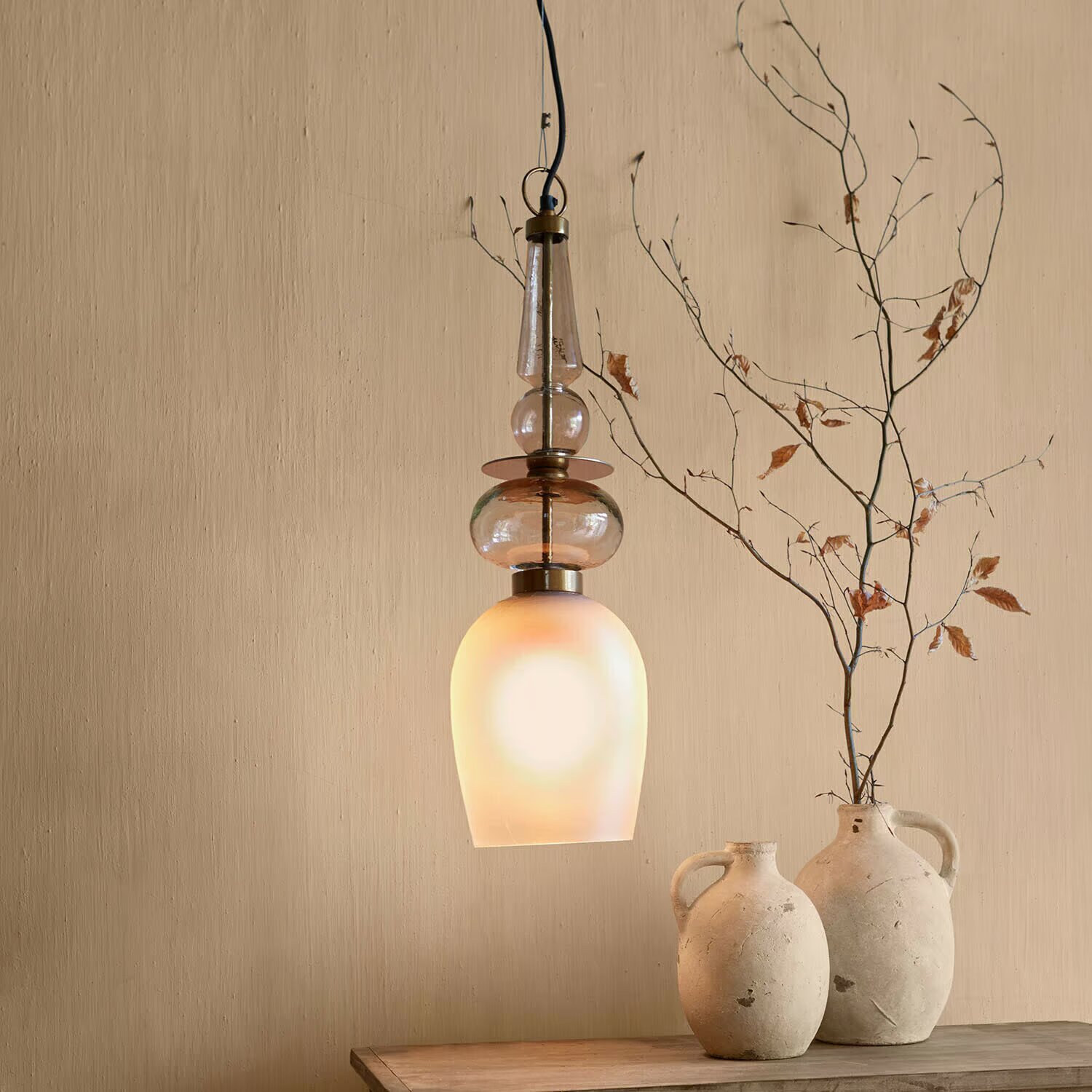 LOBERON Závěsná lampa Vélomiane