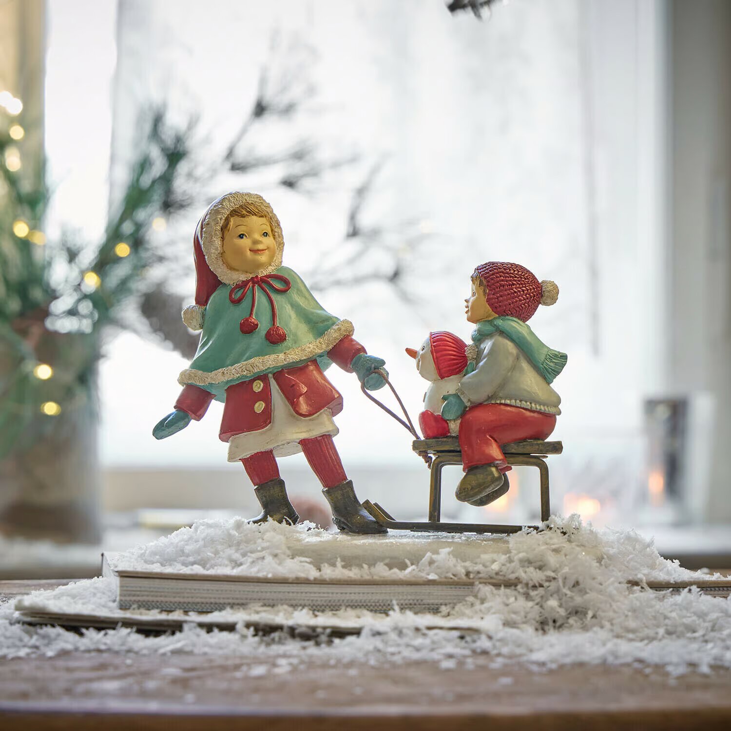 LOBERON Zimní dekorativní figurka Petitnid