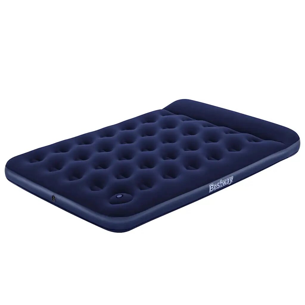 Best Way Nafukovací postel Modrá 191 x 137 x 28 cm PVC