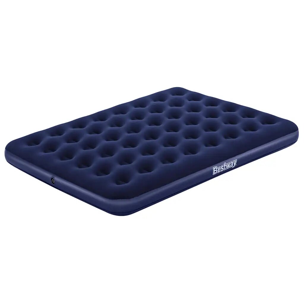 Best Way Nafukovací postel Modrá 203 x 152 x 22 cm PVC