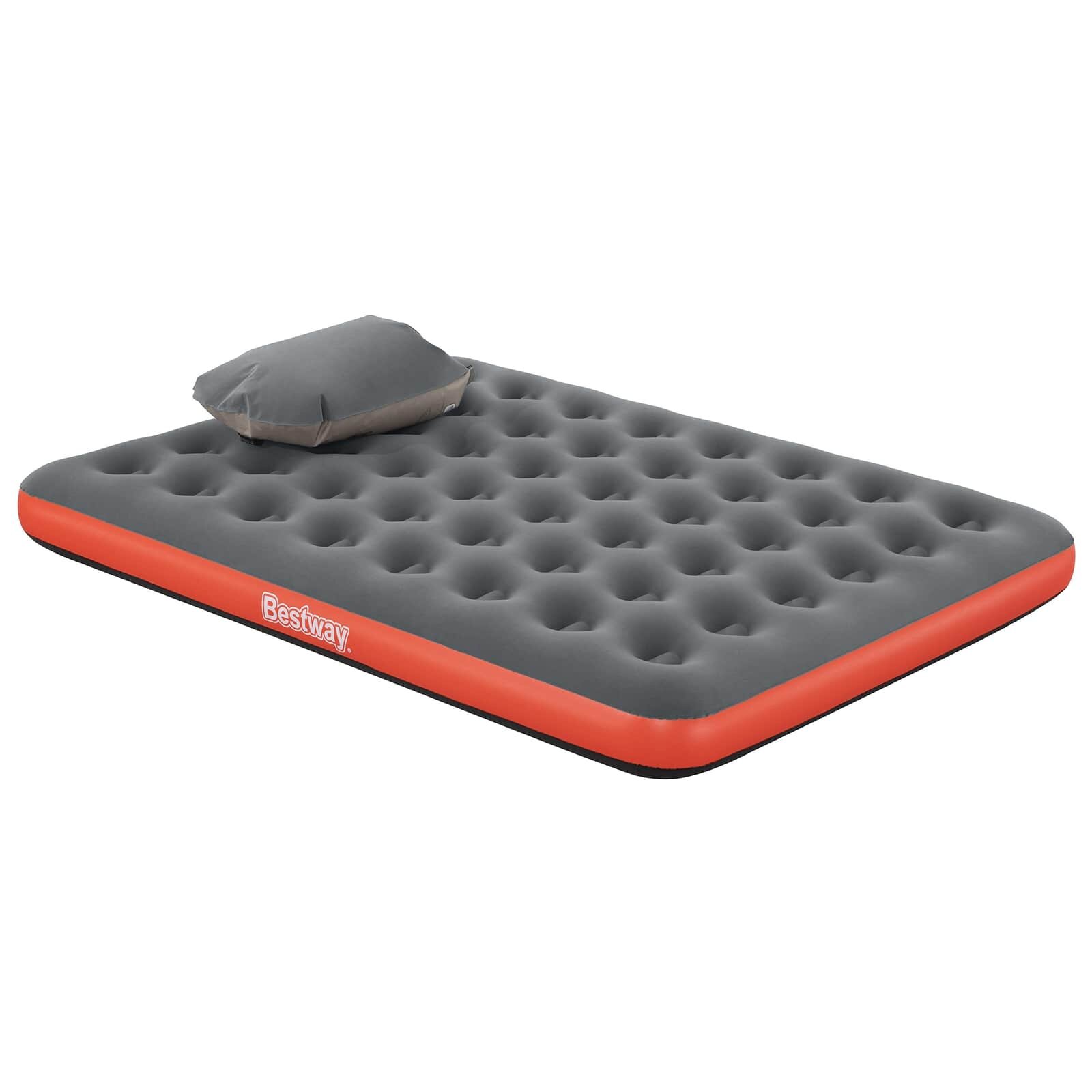 Bestway Vzduchová matrace 2místný 203 x 152 x 22 cm Šedá a červená