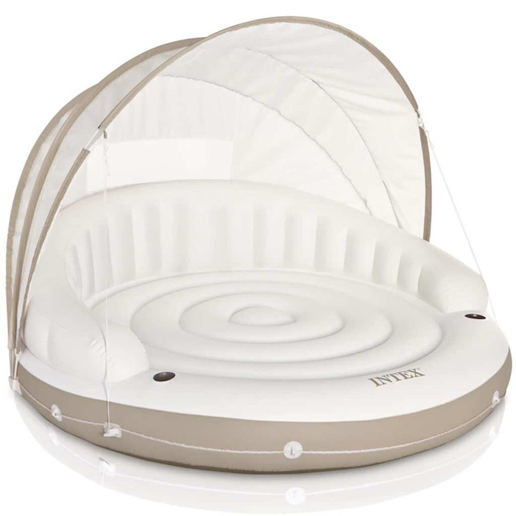 INTEX Nafukovací lehátko se stříškou 199 x 150 cm 58292 EU