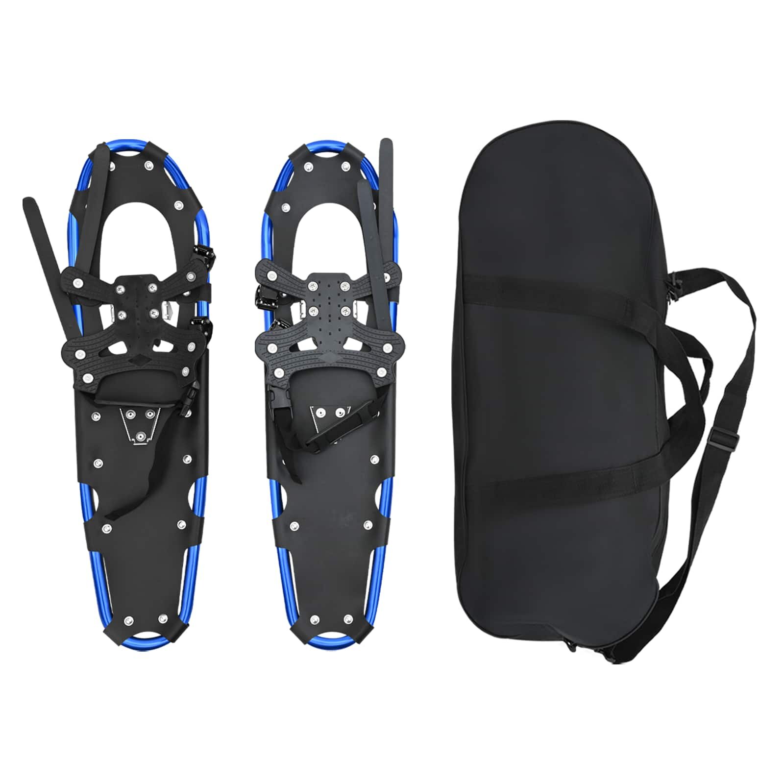 vidaXL 3 v 1 Sněžnice Modrá a černá 785 x 22 cm Hliník a HDPE