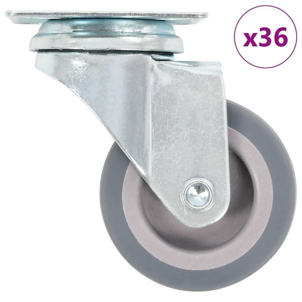 vidaXL 36 ks otočná kolečka 50 mm