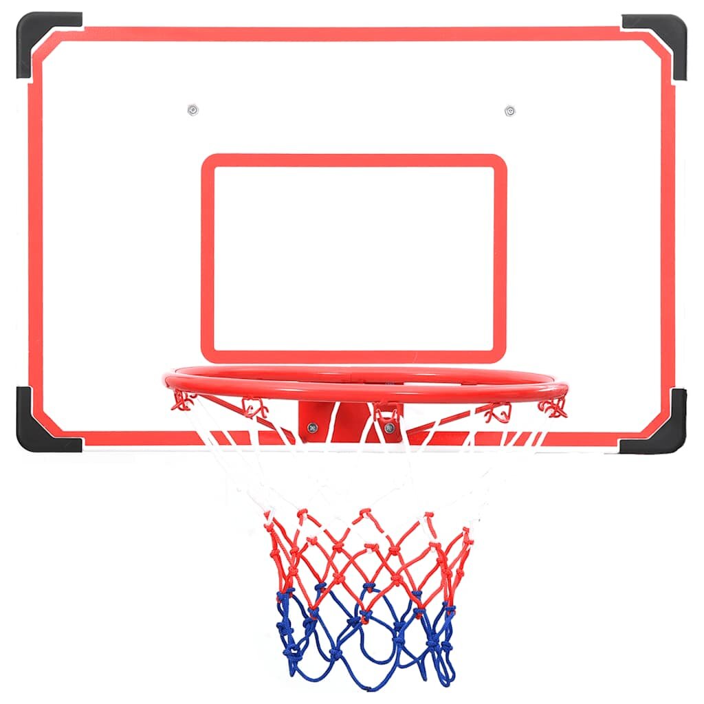 vidaXL 5dílná sada nástěnného basketbalového koše s deskou