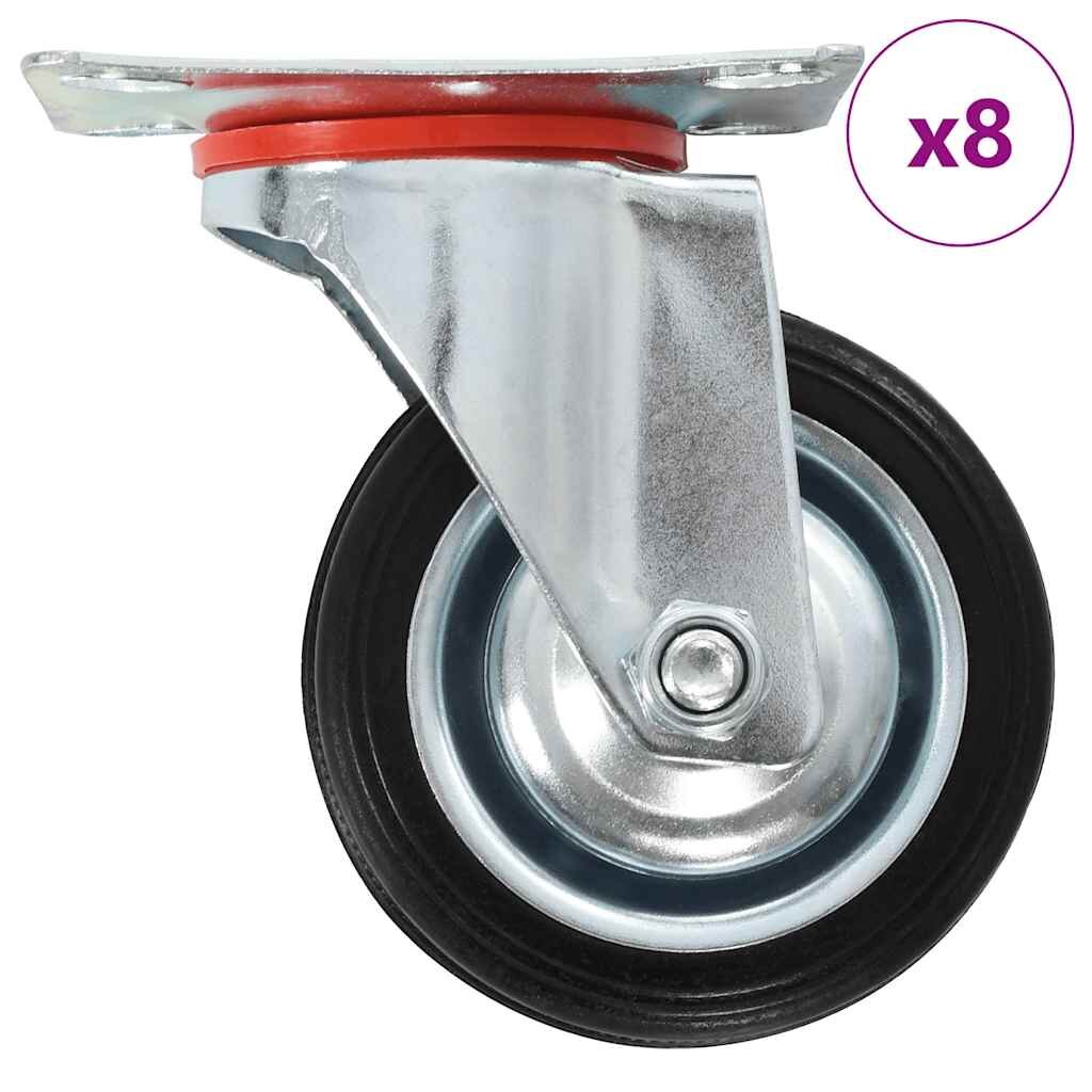 vidaXL 8 ks otočná kolečka 75 mm