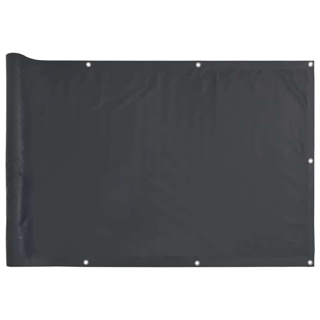 vidaXL Balkonová zástěna antracitová 300 x 120 cm PVC