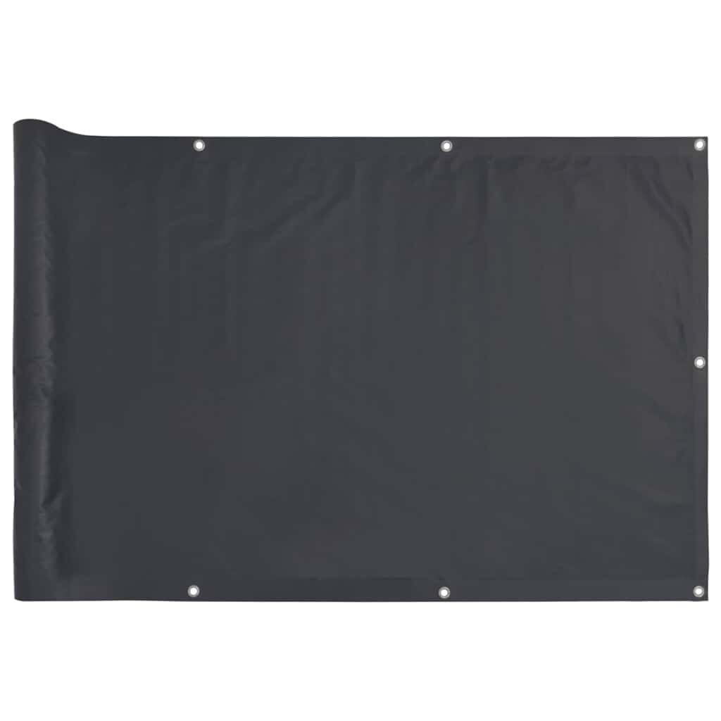 vidaXL Balkonová zástěna antracitová 300 x 90 cm PVC