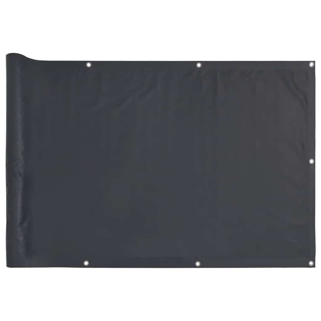 vidaXL Balkonová zástěna antracitová 400 x 120 cm PVC