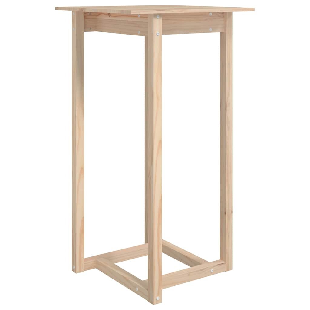 vidaXL Barový stolek 60 x 60 x 110 cm masivní borové dřevo