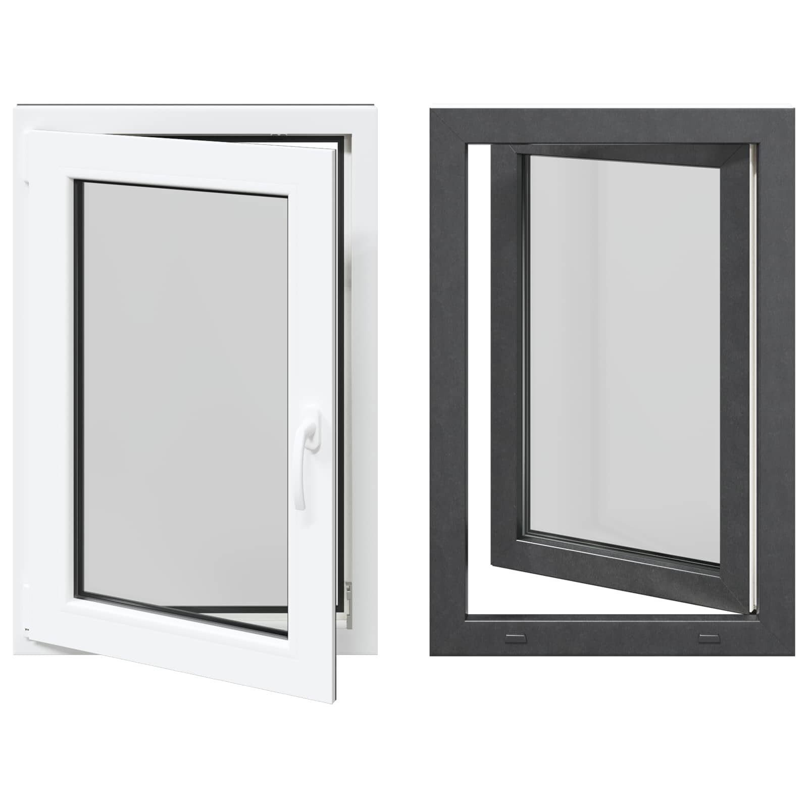 vidaXL Barva vnitřku okna do sklepa bílá RISOR 60 x 90 cm