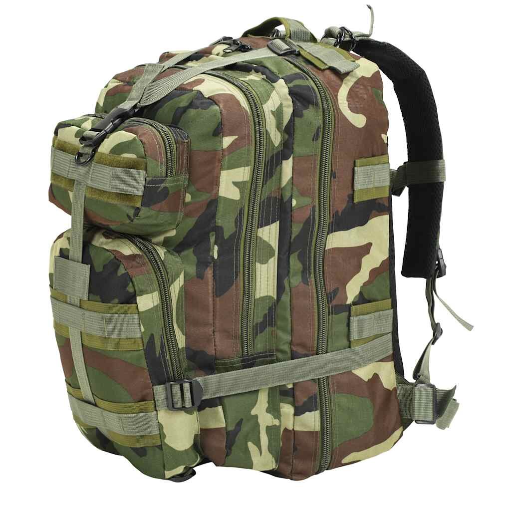vidaXL Batoh v army stylu 50 l maskáčový