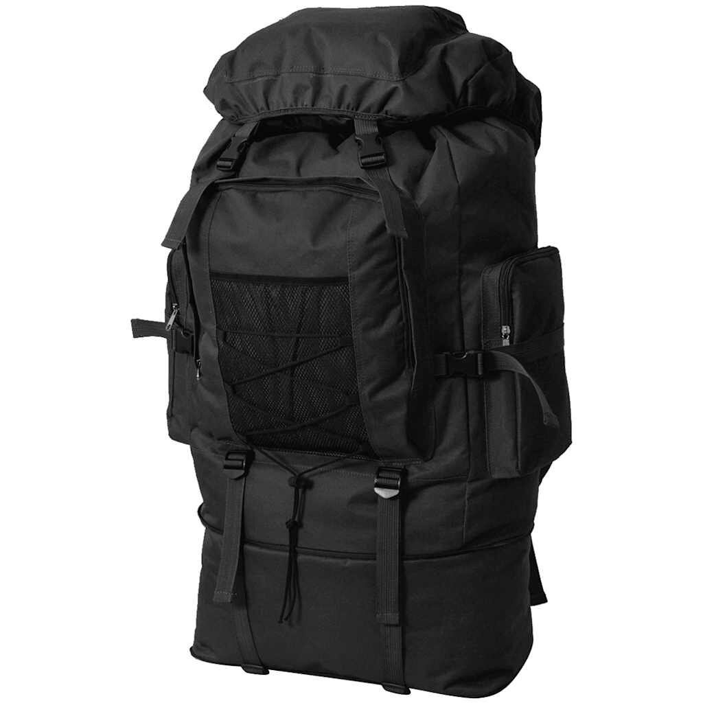 vidaXL Batoh v army stylu XXL 100 l černý