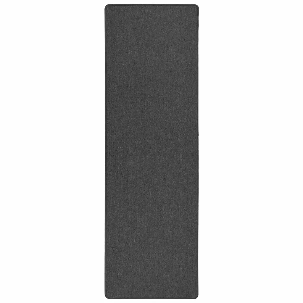 vidaXL Běhoun Tmavě šedá 100 x 250 cm 100% polypropylen