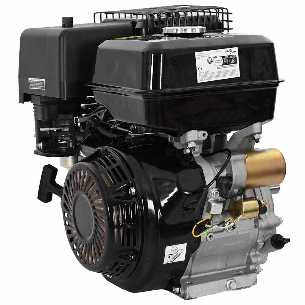 vidaXL Benzínový motor 15 HP 11 kW černý
