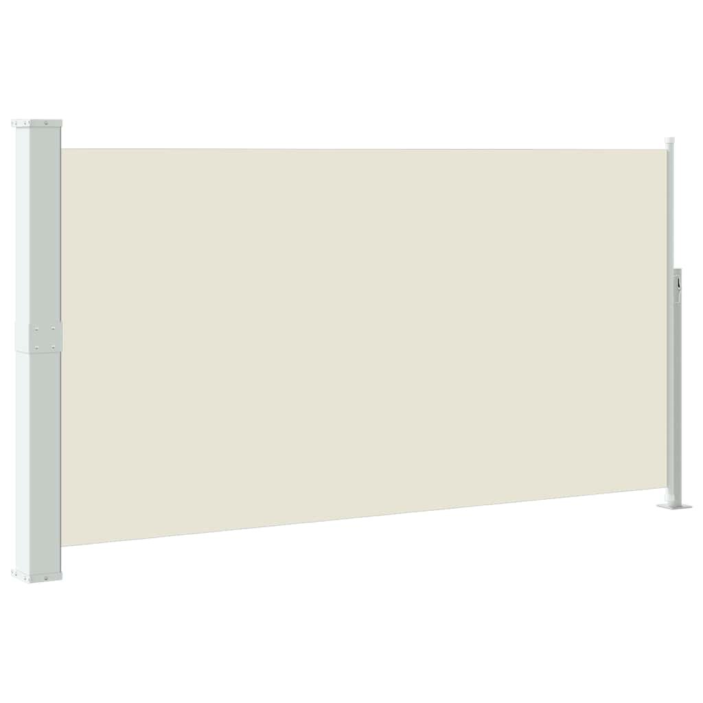 vidaXL Boční markýza na terasu 160 x 300 cm krémová