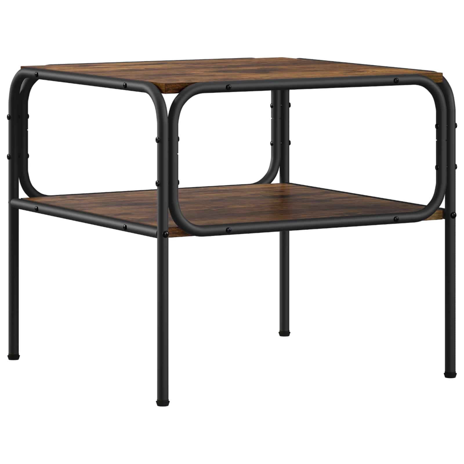 vidaXL Boční stůl Kouřový dub 100 x 50 x 46 cm Kompozitní dřevo
