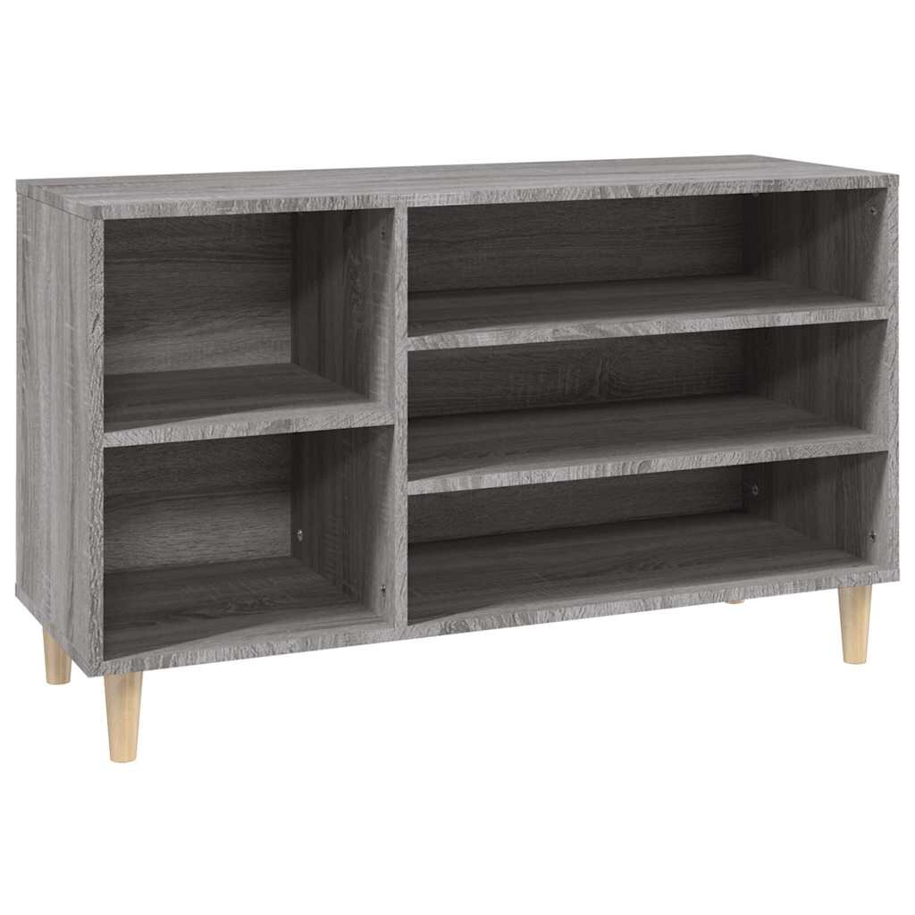 vidaXL Botník šedý sonoma 102x36x60 cm kompozitní dřevo