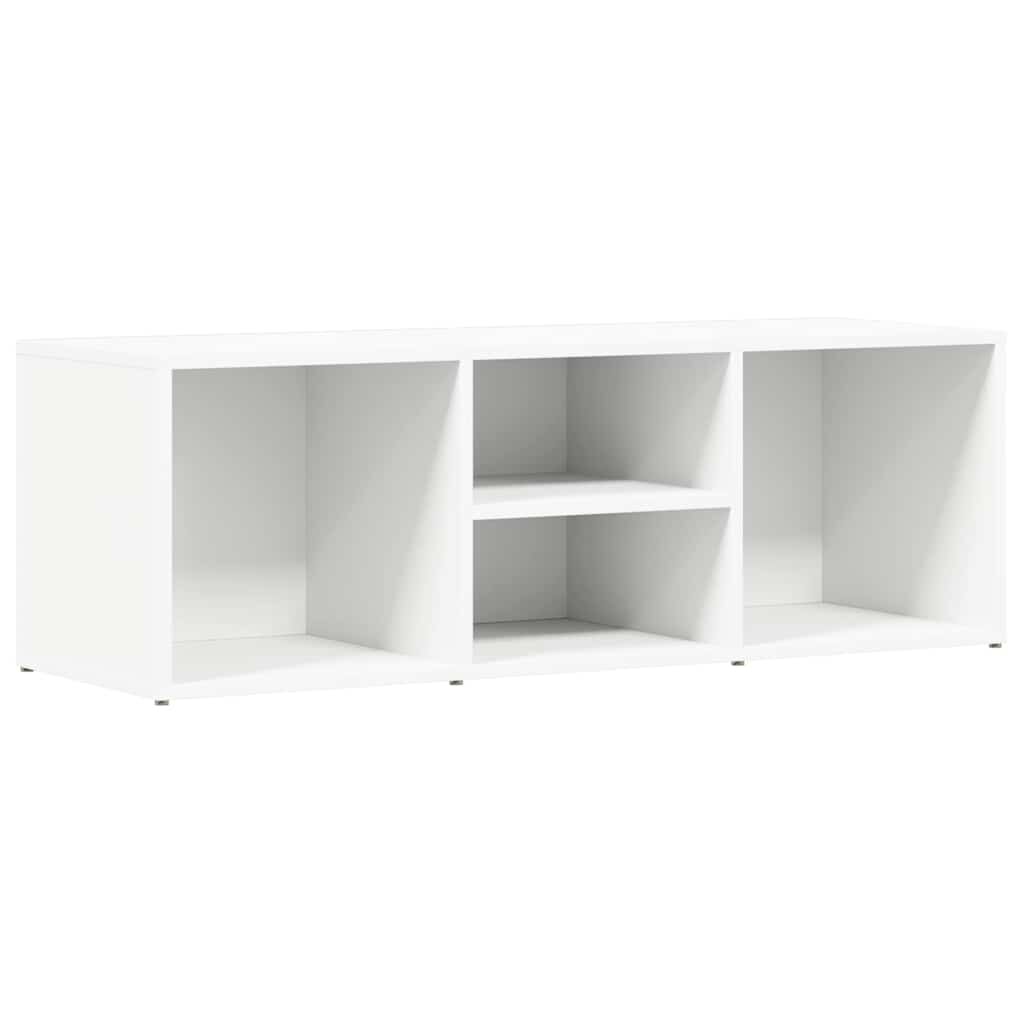 vidaXL Botníková lavice bílá 102 x 35 x 35 cm kompozitní dřevo