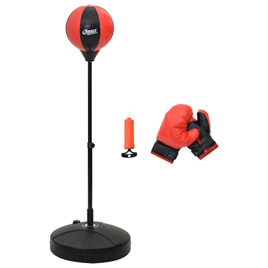 vidaXL Boxovací sada s rukavicemi a pumpičkou výška 81–122 cm