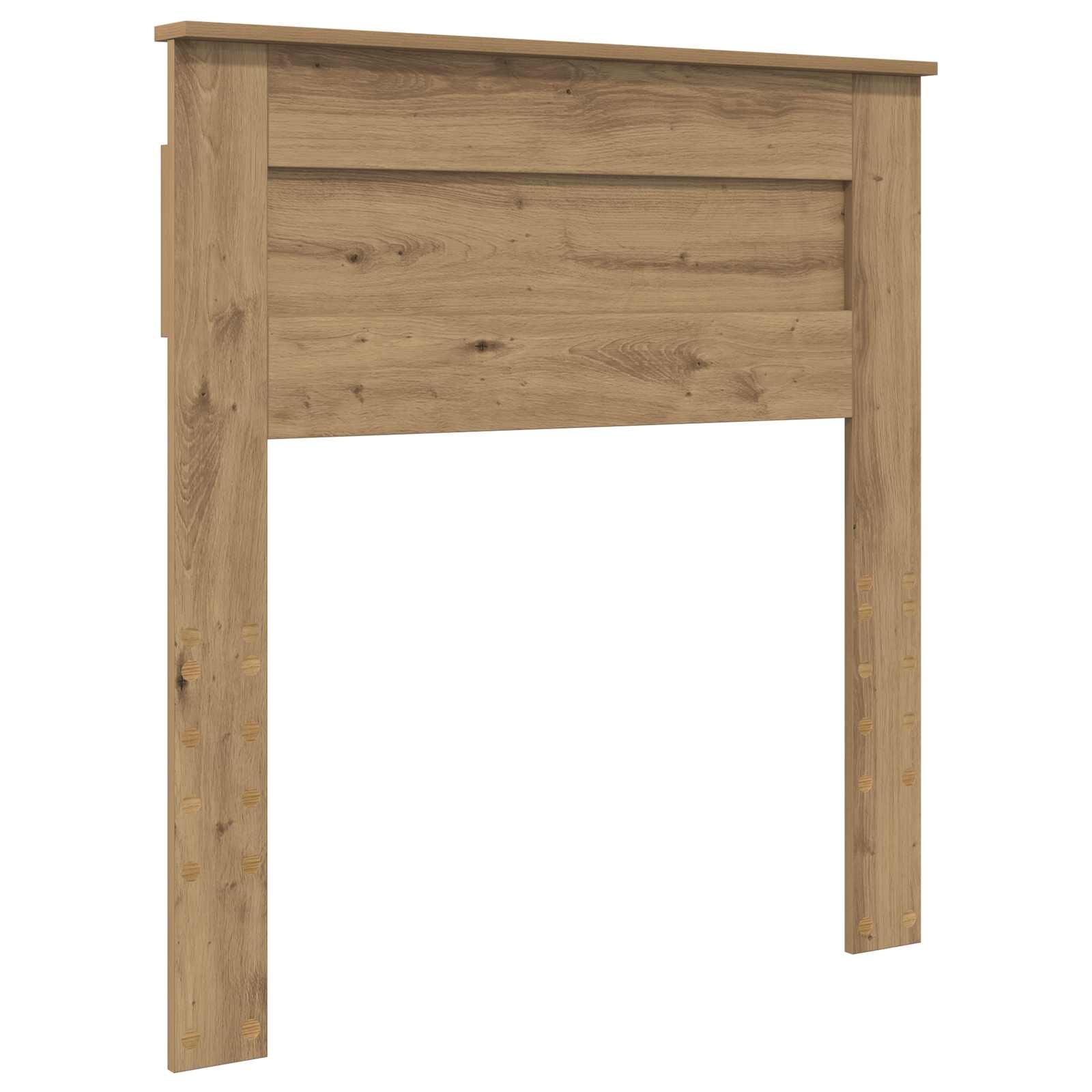 vidaXL Čelo postele Artisanový dub Kompozitní dřevo