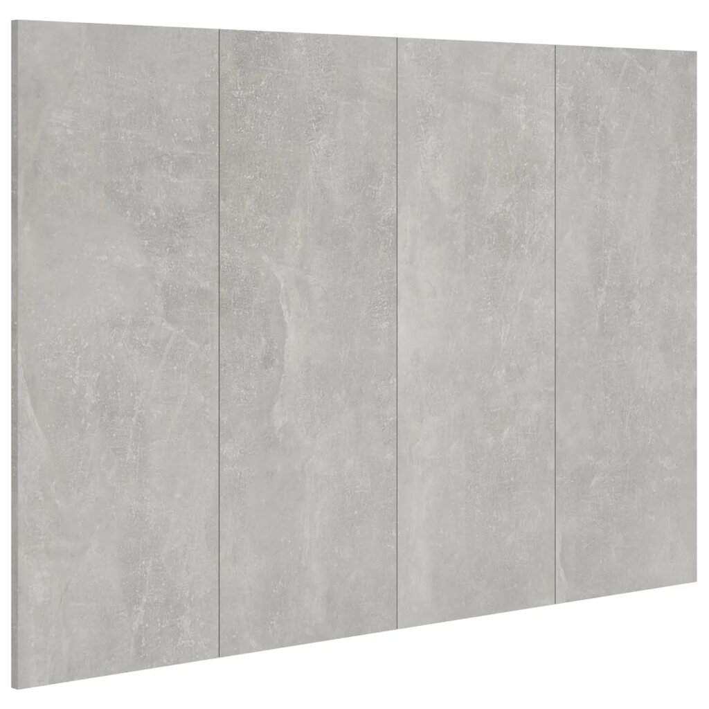 vidaXL Čelo postele betonově šedé 120 x 15 x 80 cm kompozitní dřevo