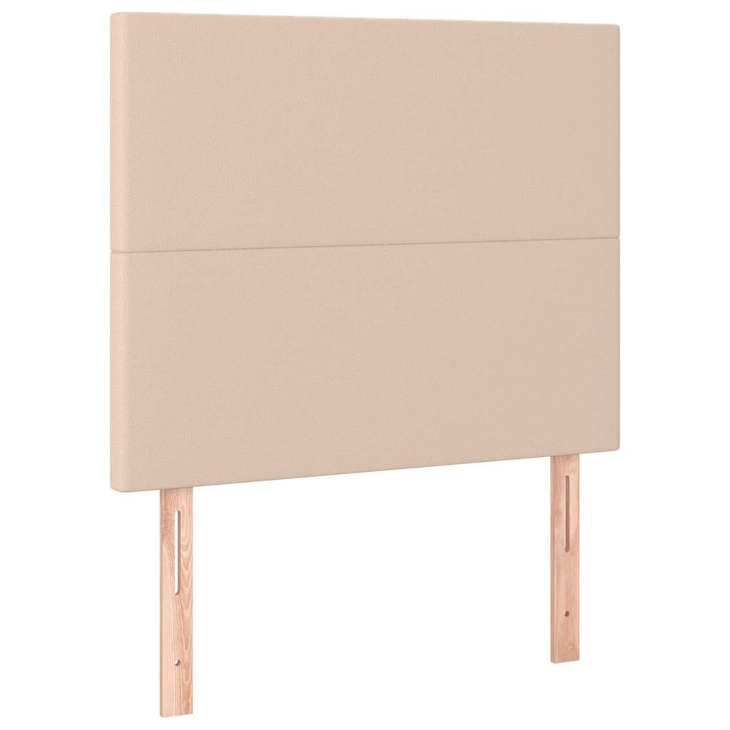 vidaXL Čelo postele Cappuccino 100x5x118/128 cm umělá kůže