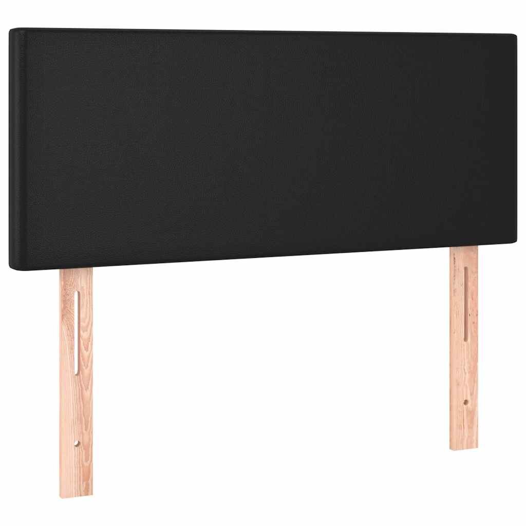 vidaXL Čelo postele černé 100x5x78/88 cm umělá kůže