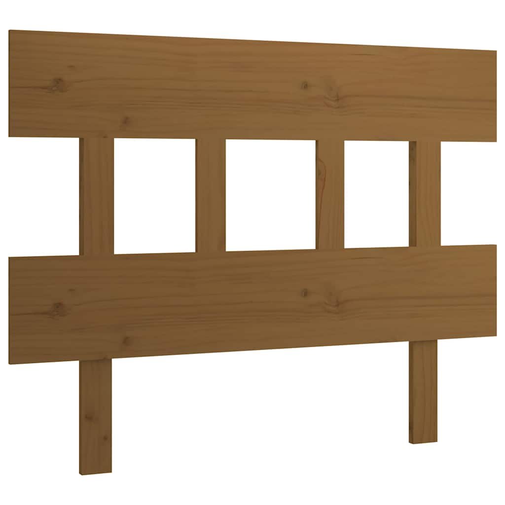vidaXL Čelo postele medově hnědé 935 x 3 x 81 cm masivní borovice