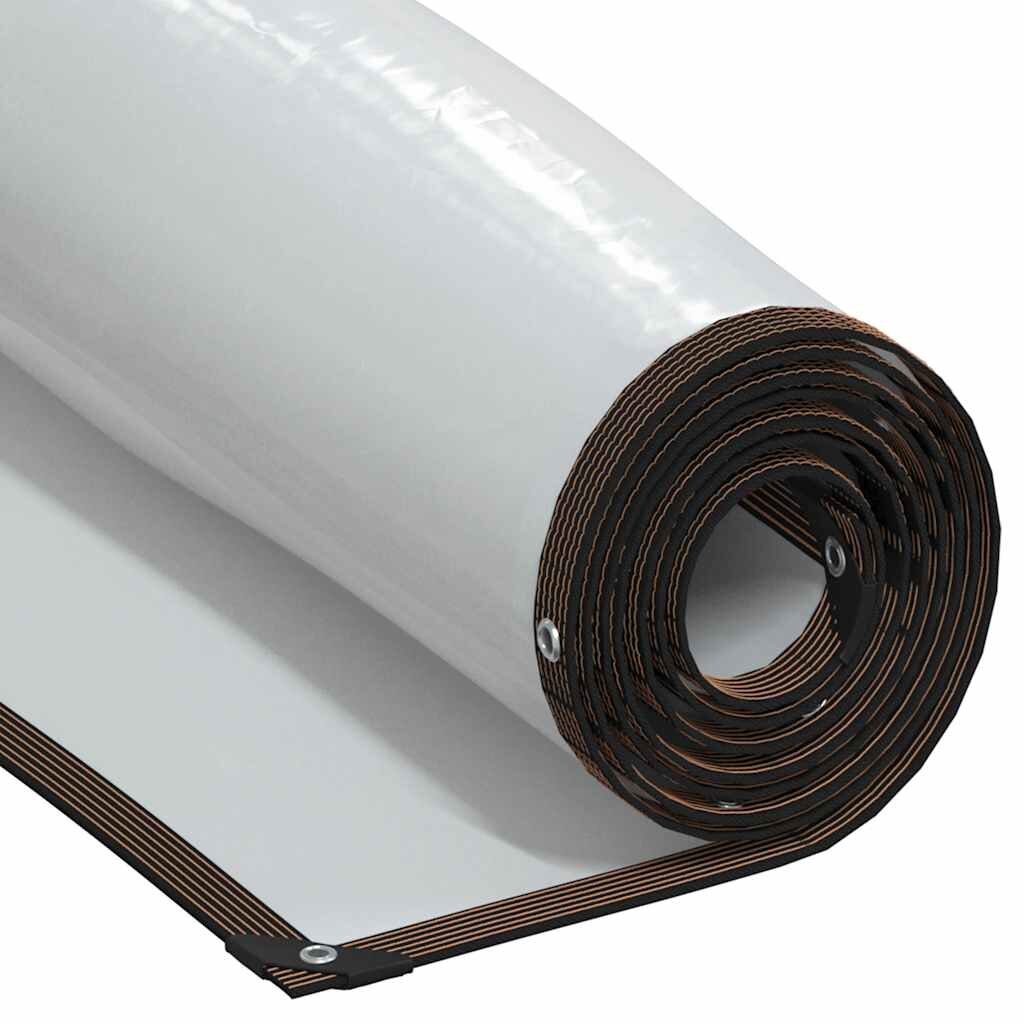 vidaXL Čirá plachta s oky 1x6 m polyethylen