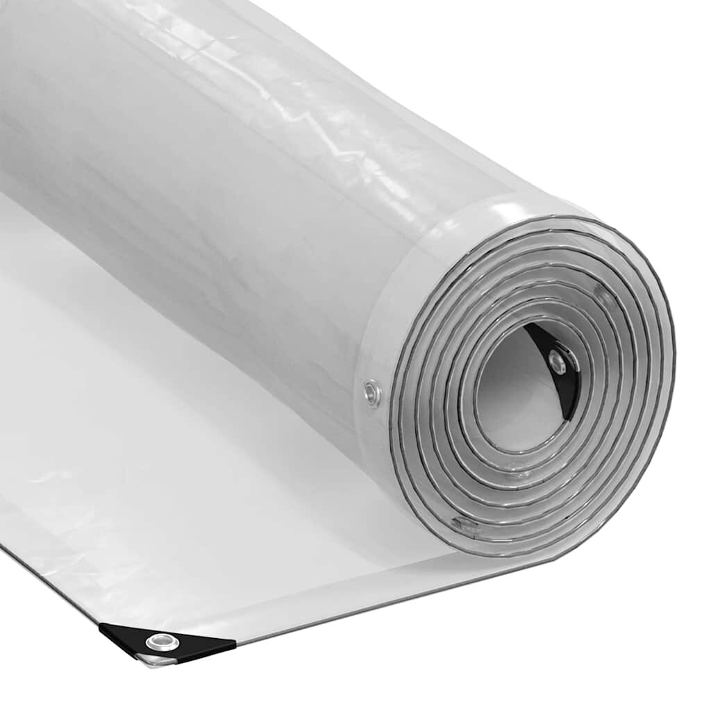 vidaXL Čirá plachta s oky 6x10 m polyethylen
