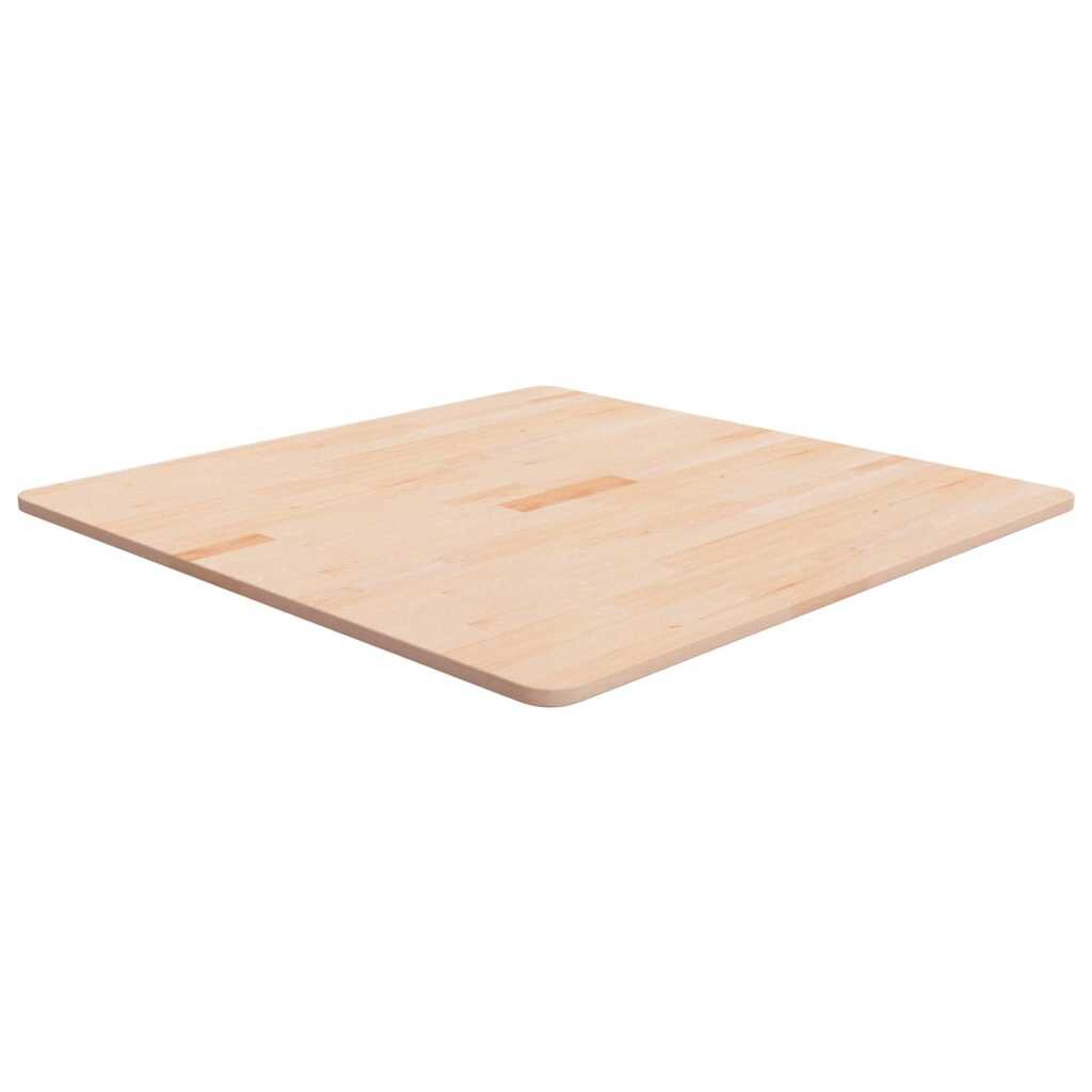 vidaXL Čtvercová stolní deska80x80x15 cm masivní dub bez úprav