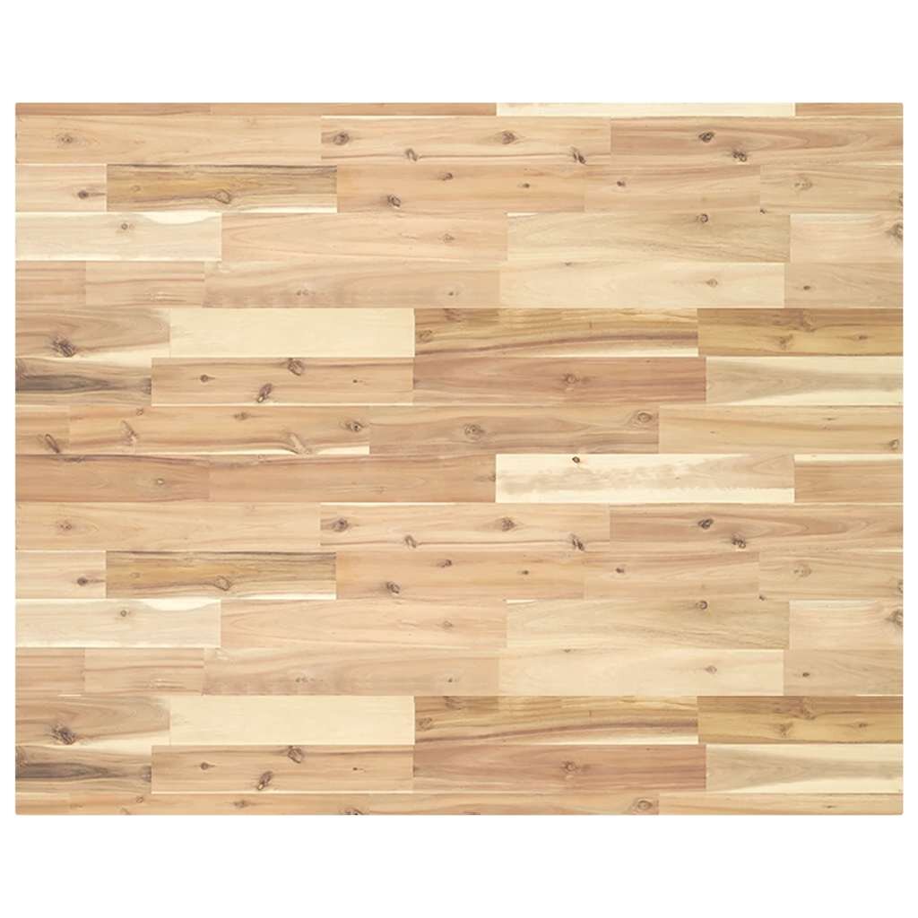vidaXL Deska psacího stolu neošetřená 100 x 80 x 4 cm masivní akácie