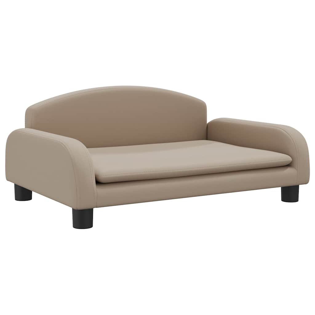 vidaXL Dětská pohovka cappuccino 70 x 45 x 30 cm umělá kůže