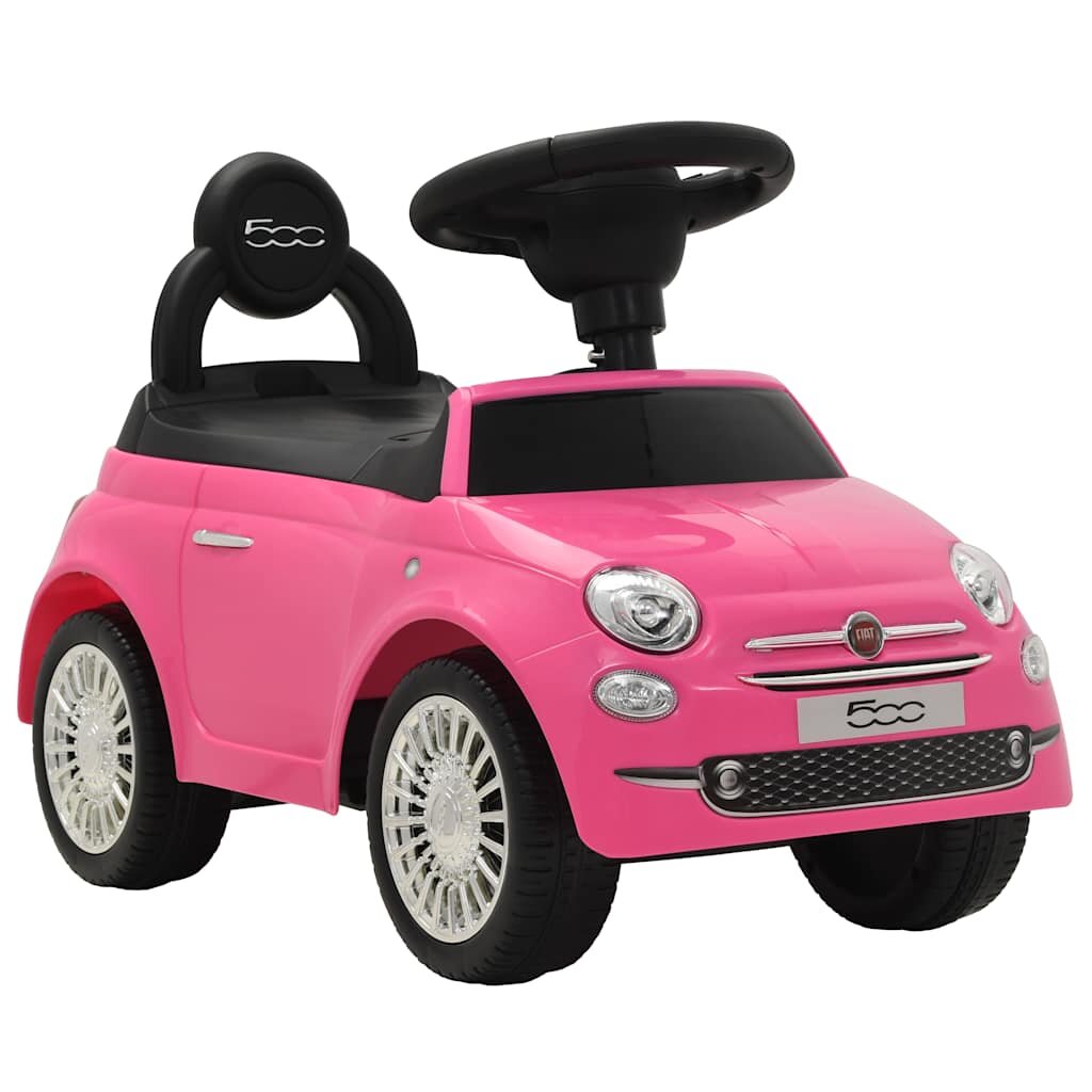 vidaXL Dětské autíčko Fiat 500 růžové