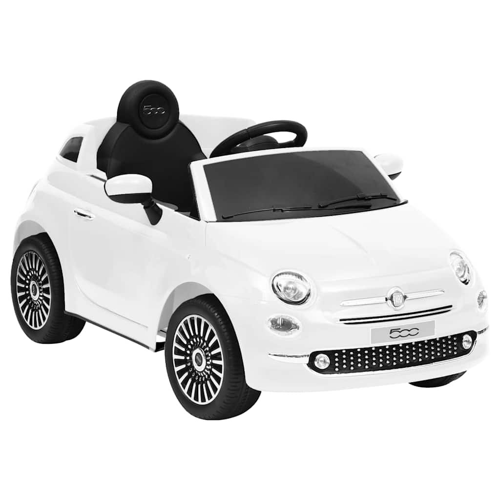 vidaXL Dětské elektrické auto Fiat 500 bílé