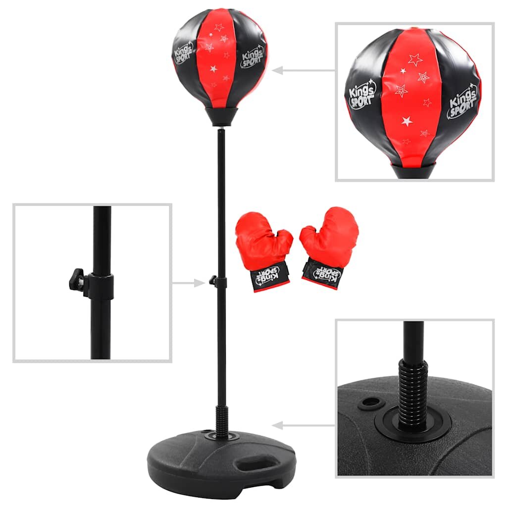 vidaXL Dětský boxovací míč s příslušenstvím 87–120 cm
