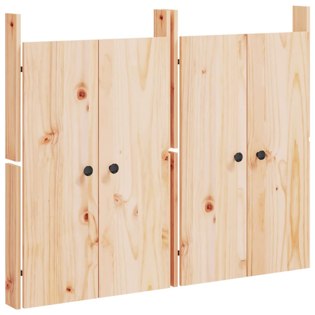 vidaXL Dvířka do venkovní kuchyně MEPPEL 2 ks 50x9x82 cm masivní borové dřevo