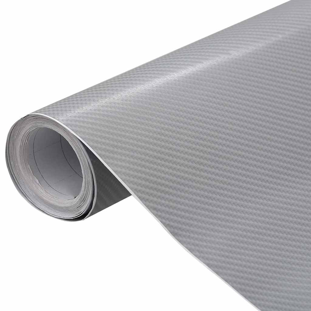 vidaXL Fólie na auto 2 ks 4D stříbrné 100 x 150 cm