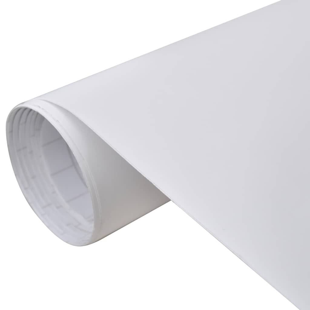 vidaXL Fólie na auto matná bílá 100 x 150 cm